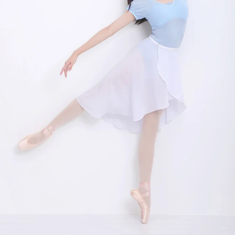 تنانير الرقص للنساء الشيفون الباليه التنانير تول تنورة ملابس السباحة السوداء التستر أزياء رقص الفتيات الكبار التدريب التنانير