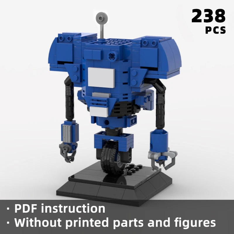 Bloques para fanáticos de la serie de radiación, bloques de robot de juego de la serie de radiación, regalo para niños, bloques moc