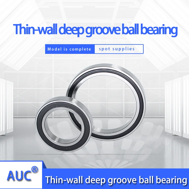 1PC 6817 6818 6819 6820 6821 6822 6824 6826-2RS. Deep Groove Ball Thin Wall Bearing