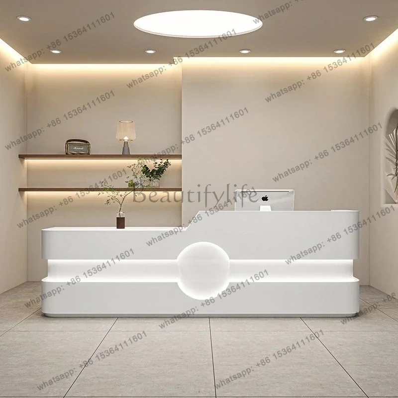 Best Sellers Creativity Reception Desks Multi-functional Modern Simple Reception Desks Office Furniture Sportello Di Ricevimento