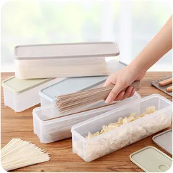 New Noodle Spaghetti Container Plastic Sealed Box Household Cereal Preservation Storage Case With Cover Kitchen Food Holder