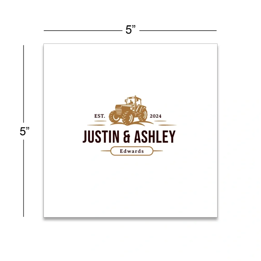 80 pcs Custom Printed Napkins 3 ply Premium Custom Cocktail Napkins Customize with your logo,design,or artwork