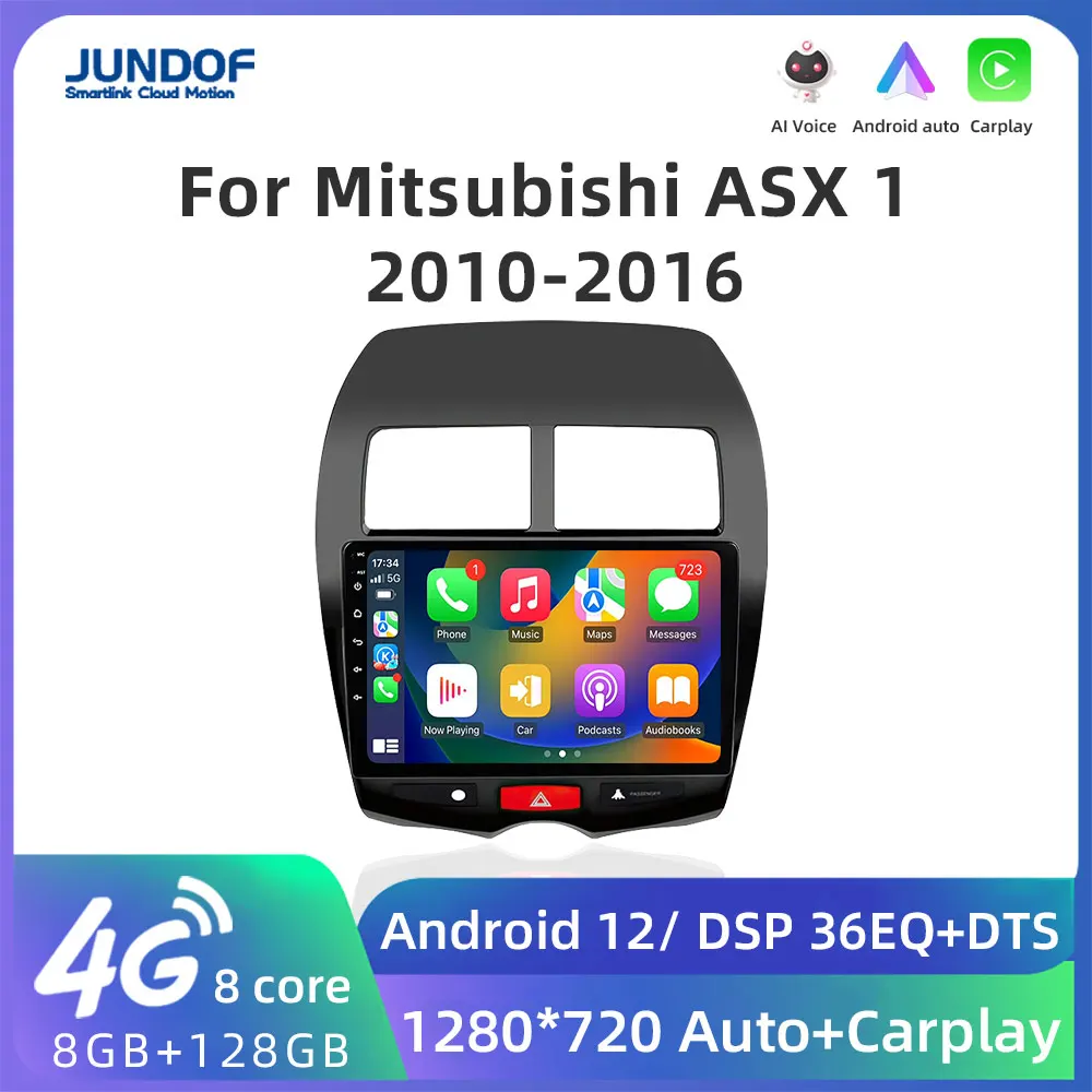 

Jundof Android 11 Car Radio for Mitsubishi ASX 1 2010-2016 Multimedia Player Navigation Auto GPS Stereo video Carplay2 Din DVD