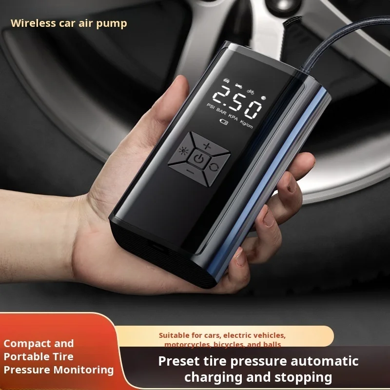 Car Portable Car Inflator Pump Digital Portable Tire Inflator Pump Mini Car Inflator Pump