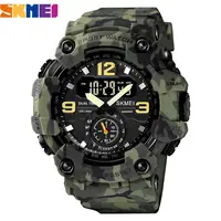 Reloj Digital militar SKMEI 1637 para hombre, reloj de pulsera resistente al agua de camuflaje, reloj deportivo de cuarzo a prueba de golpes para hombre 1384 Montre Homme