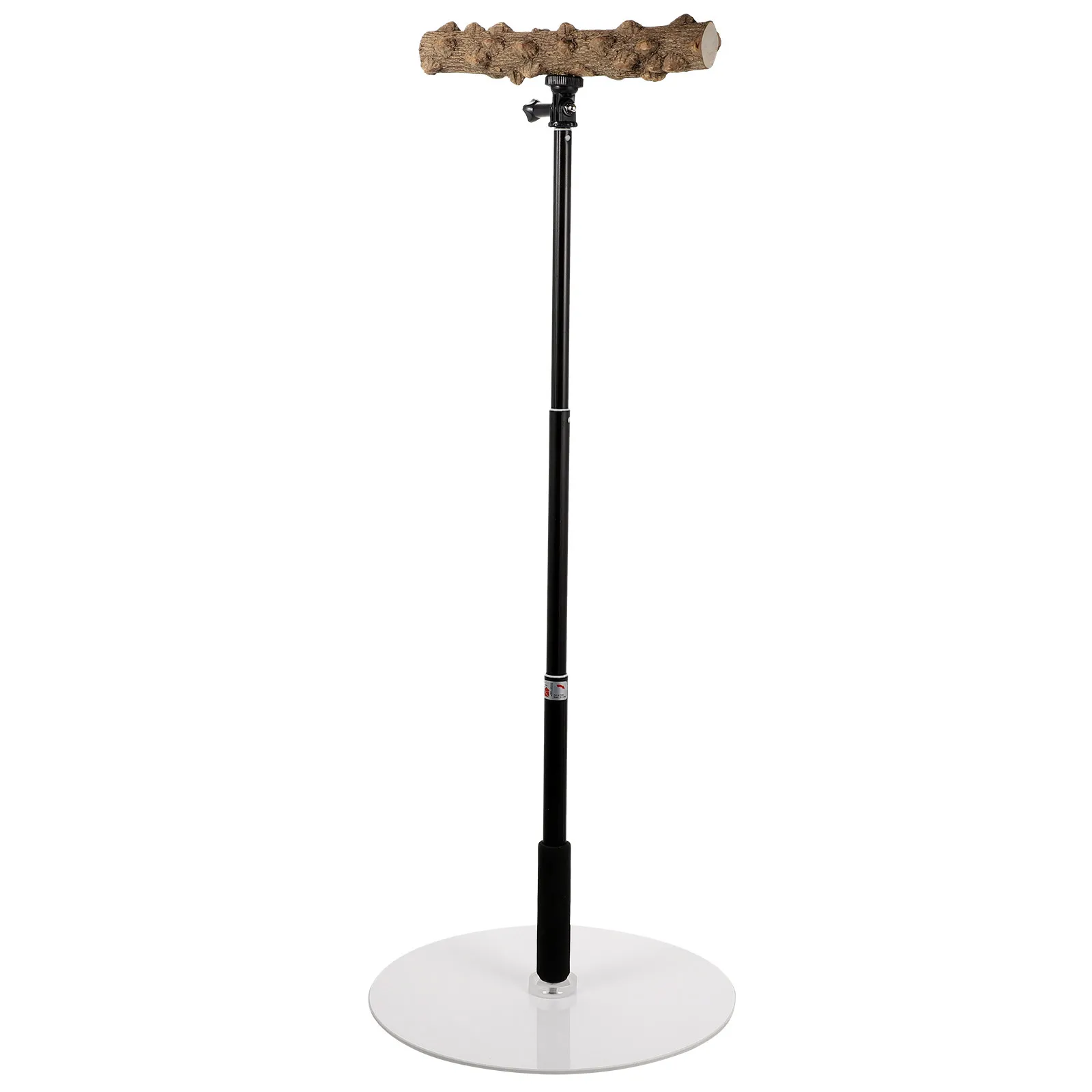 

Регулируемая по высоте подставка-перьяшка для птиц из натурального дерева с металлическим устойчивым основанием, игровая стойка для птиц, перьяшка для тренировки лазания для попугаев и волнистых попугайчиков