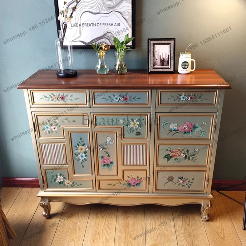 

Mid century luxury living room cabinets Modern minimalist high-end creativity cabinet storage wooden vitrinekast home furniture