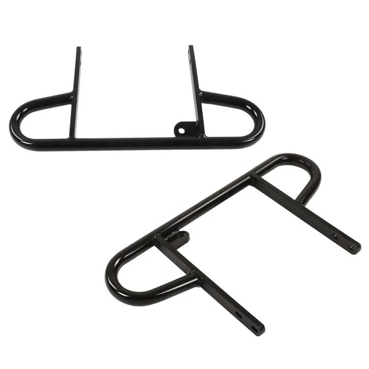ATV Rear Wide Grab Bar Bumper Glossy Black Powder Coated Strong Balance Comfortable Grasp Fit For YFZ 450