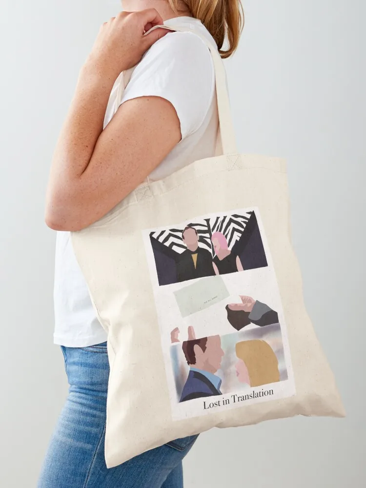 

Lost in Translation Tote Bag Shopper reusable grocery bags Canvas bag Handbags women
