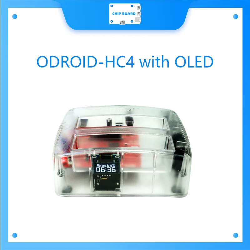 ODROID HC4  ODROID-HC4 with OLED