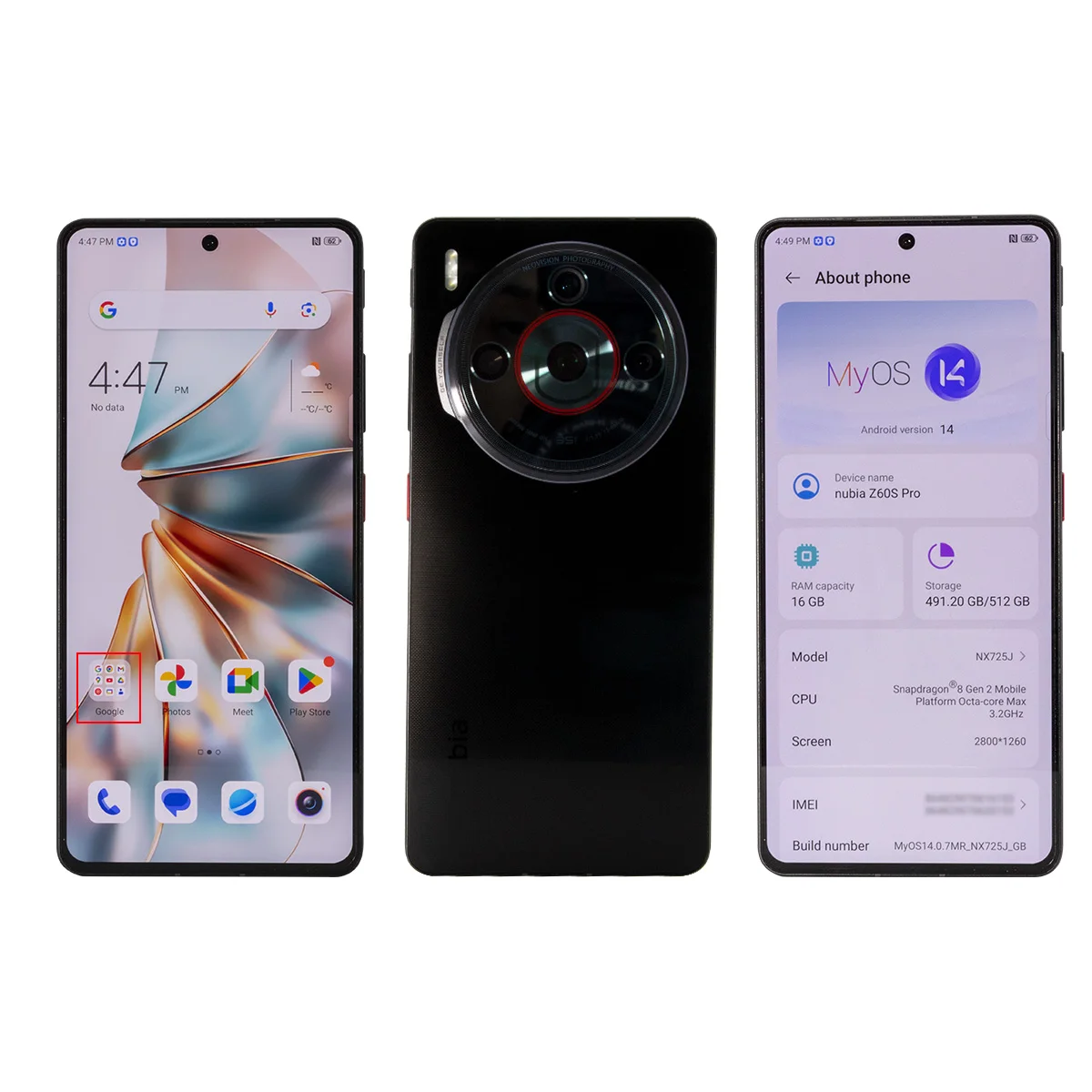 ZTE Nubia Z60S Pro 5G Smartphone Snapdragon 8 Gen 2 6.78 120Hz OLED Screen 80W Fast Charging 50MP Camera Android 14 Google Play Global Version