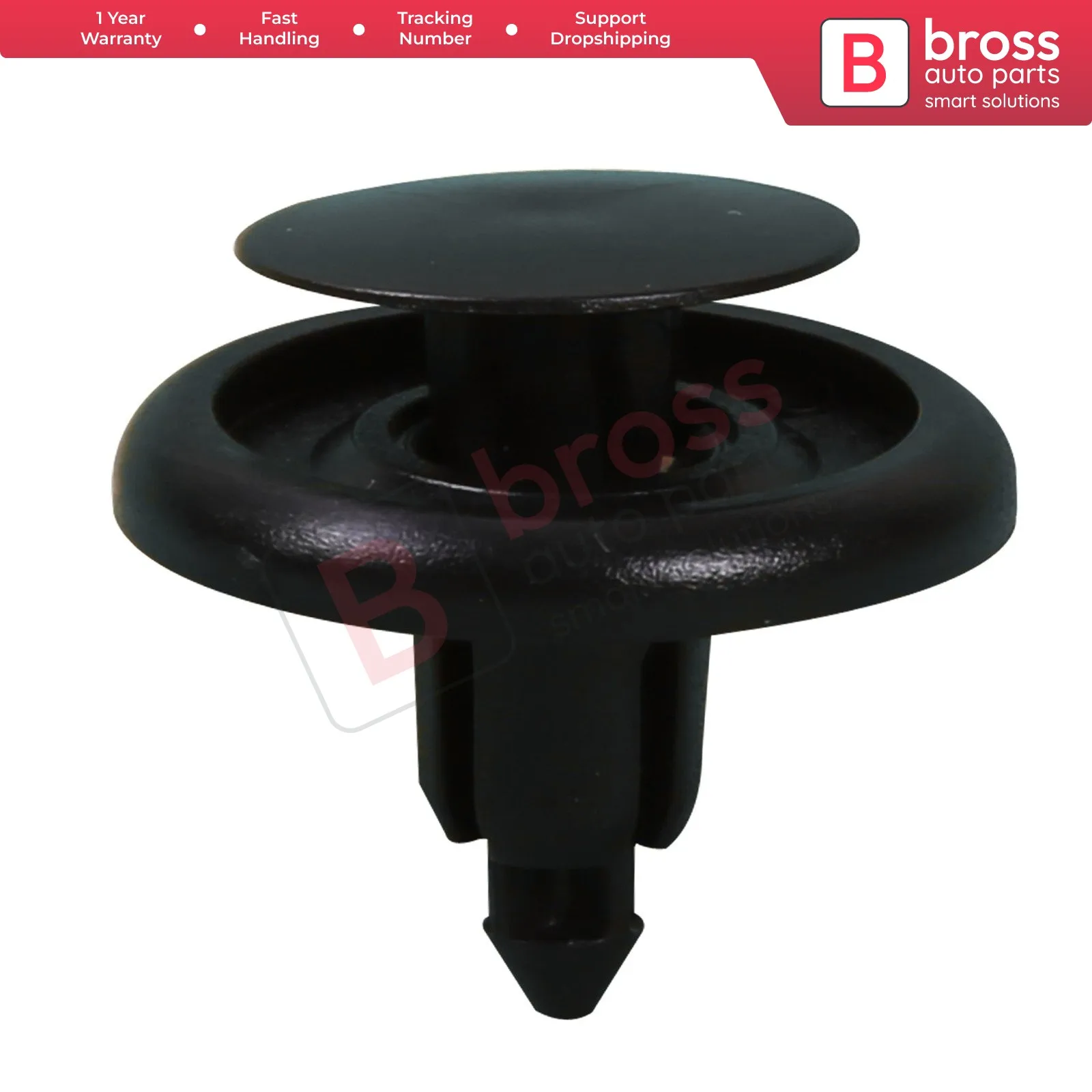 Bross Auto Parts BCF1089 10 Pieces Fender Liner Push-Type Retainer for Toyota: 90467-07166 Made in Turkey