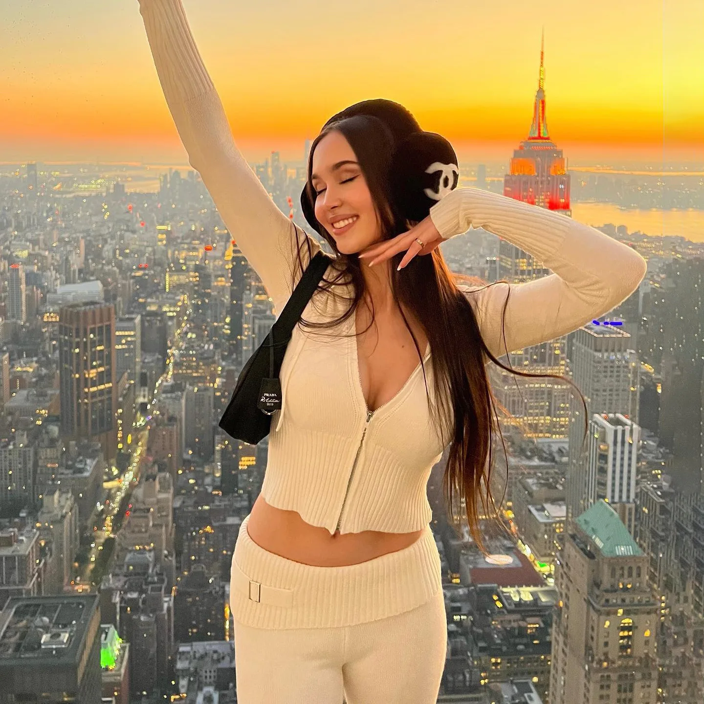 Y2k سليم موضة 2 قطعة مجموعة المرأة مثير Bodycon سحاب أكمام طويلة معطف بقلنسوة المحاصيل الأعلى مضيئة السراويل قطعتين مجموعات الشارع الشهير #2