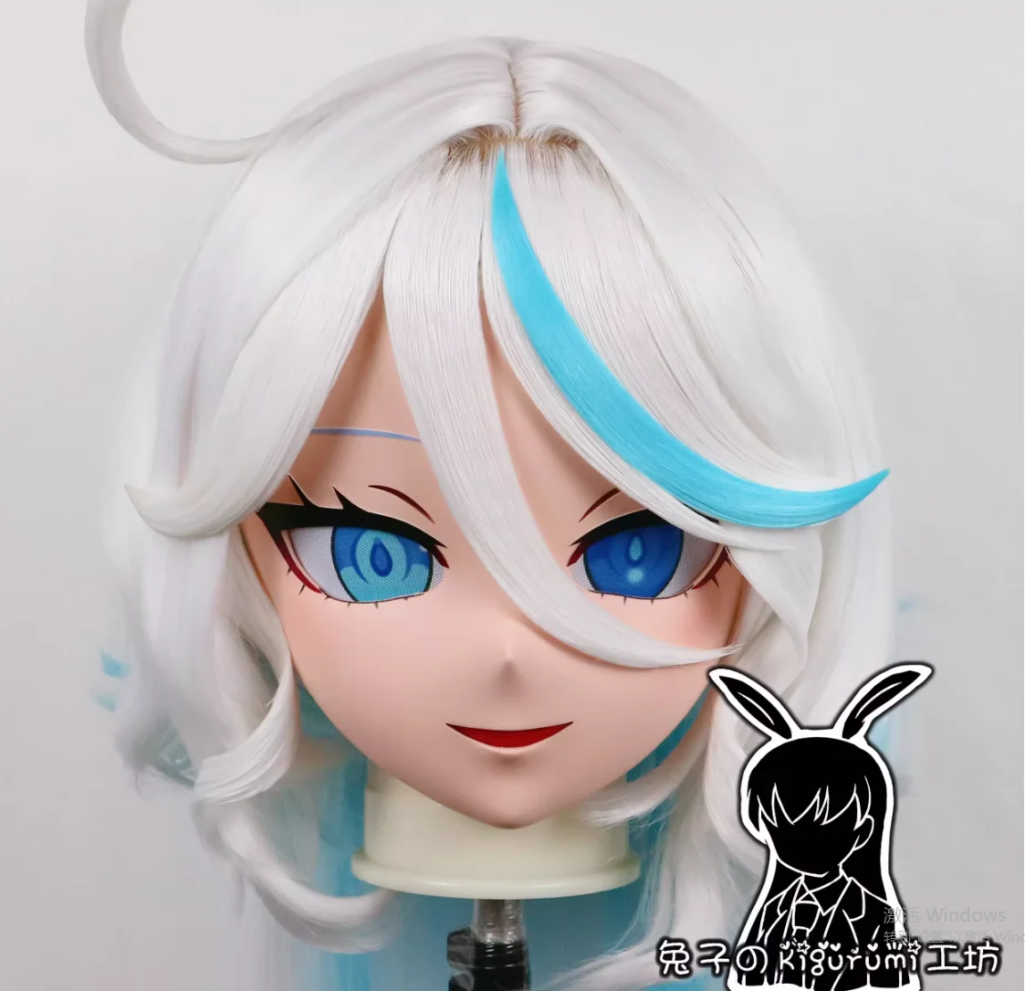 

(RB28017)Customize Full Head Quality Handmade Female/Girl Resin Japanese Anime Cartoon Character Kig Cosplay Kigurumi Mask