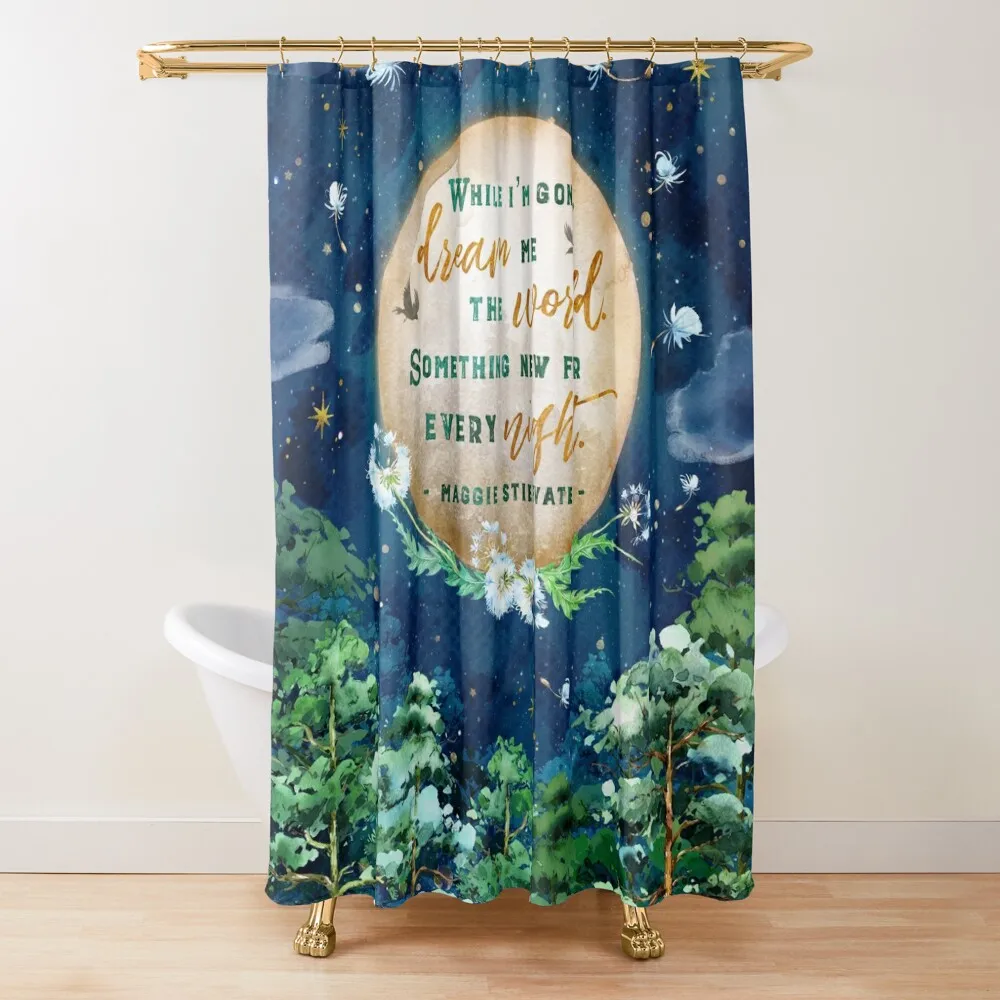 

Dream me the world Shower Curtain Elegant Bathroom Funny Shower Shower Waterproof For Bathroom Curtain