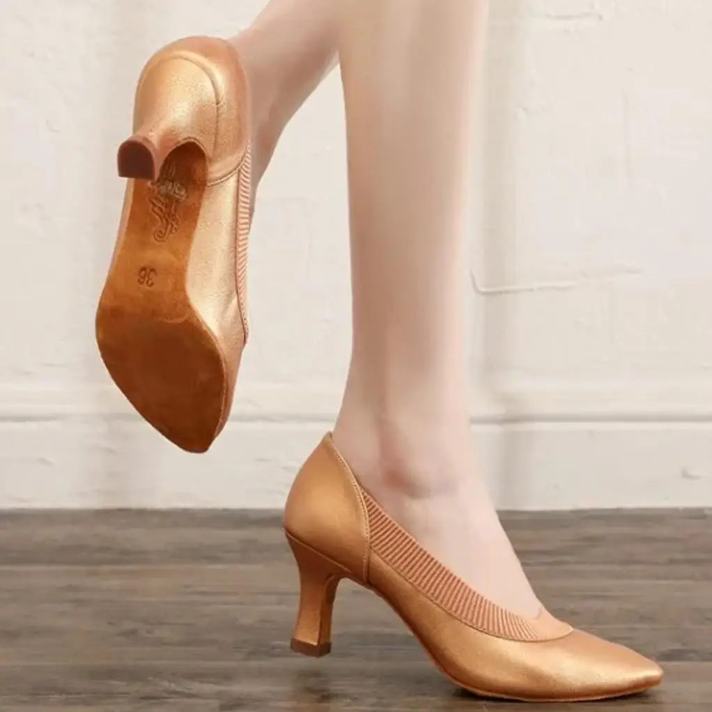 

Betty dance shoes embossed pigskin adult women modern dance square dance ballroom dance sailor three-step stepping shoes 191