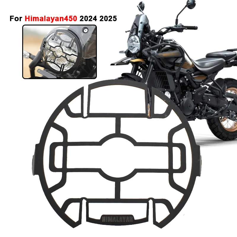 

For Himalayan 450 HIMALAYAN 450 Himalayan 450 2024 2025 Headlight Grilles Guard Protector Headlamp Front Light Protection Cover