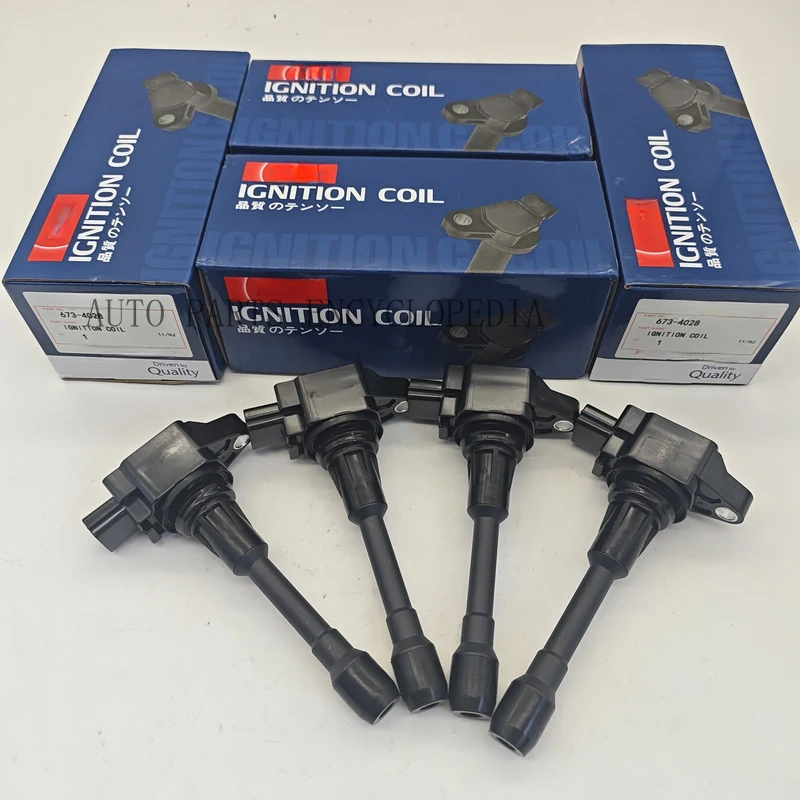 SSS+ 4Pcs DENSO Direct Ignition Coils-Coils 673-4028 For 2007-2020 Nissan INFINITI