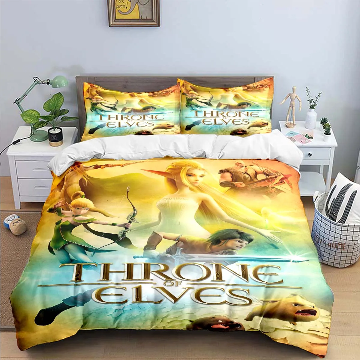 

Fashion Classic Game D-DragonNest Print Bedding Sets Bed Supplies Set Duvet Cover Bed Comforter Set Bedding Set Luxury Gift