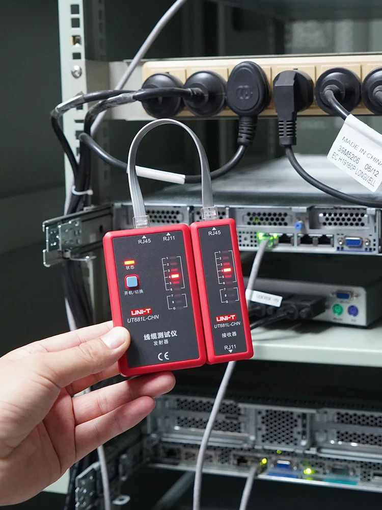UNI-T UT681L Tester kabli Tracker LAN Auto Network LED Tester Ethernet Telefon BNC Narzędzie naprawcze — zdjęcie 2