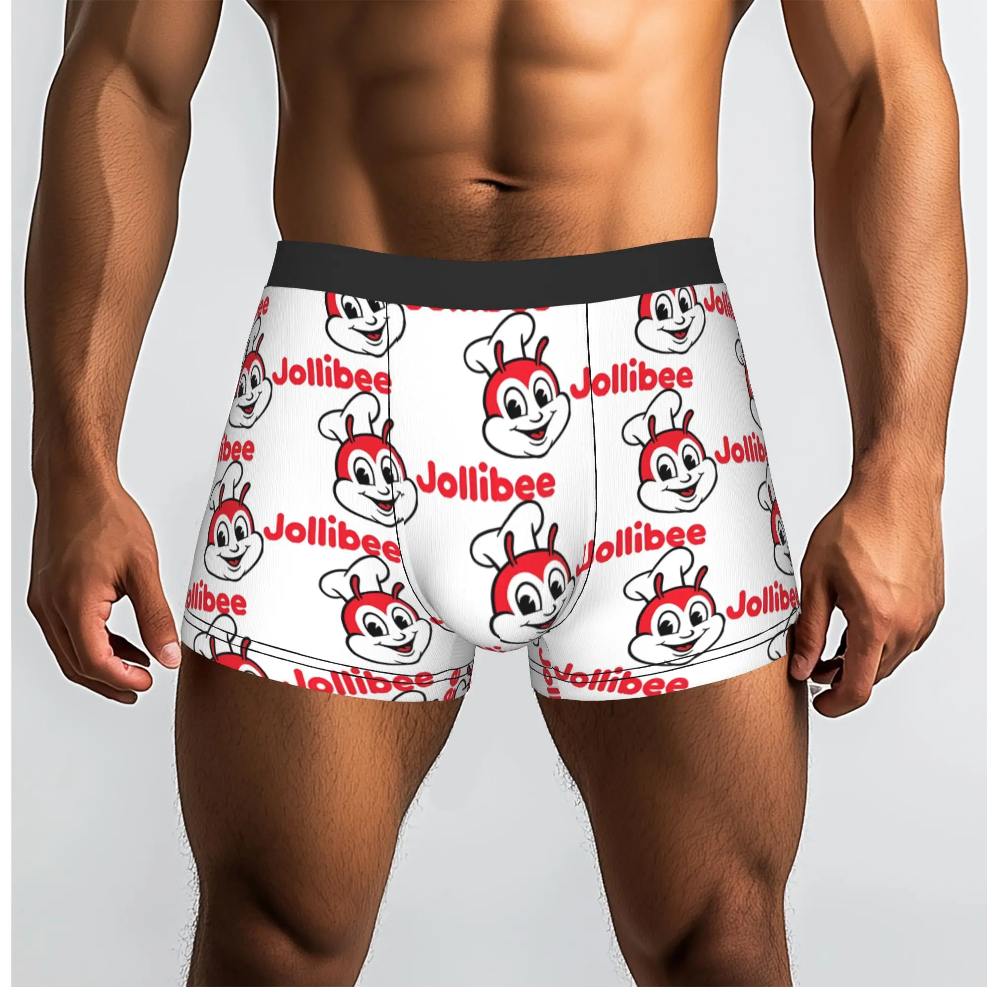 

JLLB 1 J-Jollibee Underpants Breathbale Panties Male Underwear Ventilate Shorts Boxer Briefs