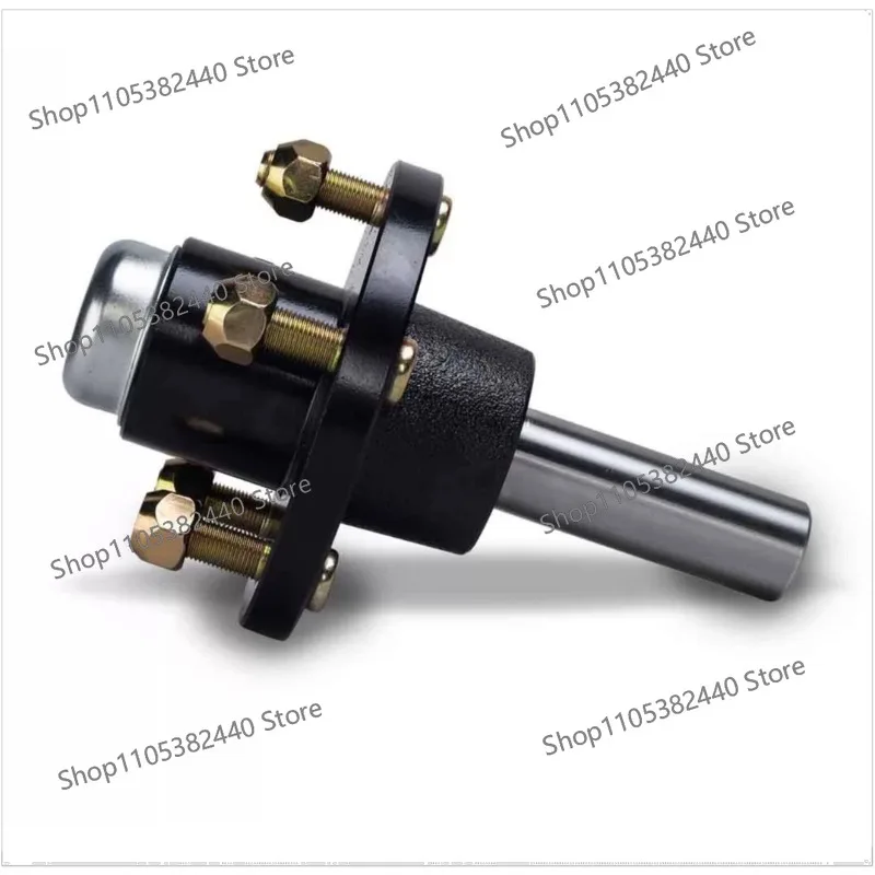 Trailer Wheel Hub Axle, 4/5 Hole Modified Short Axle Half Shaft, RV Trailer Rear Axle Replacement Parts