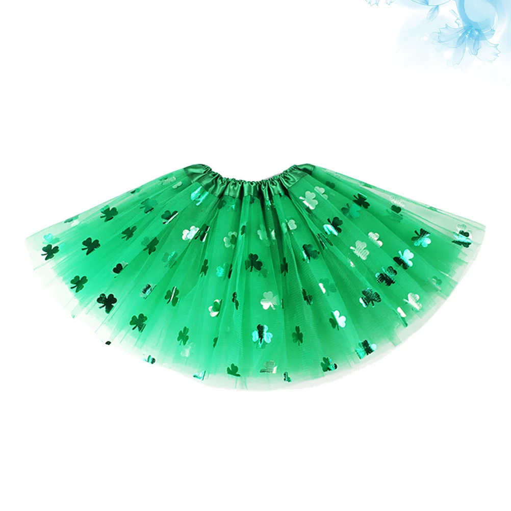 

Sequin Skirt Green Dress Tutu St Patrick's Day Bust Girl Child Plus Size Rainbow