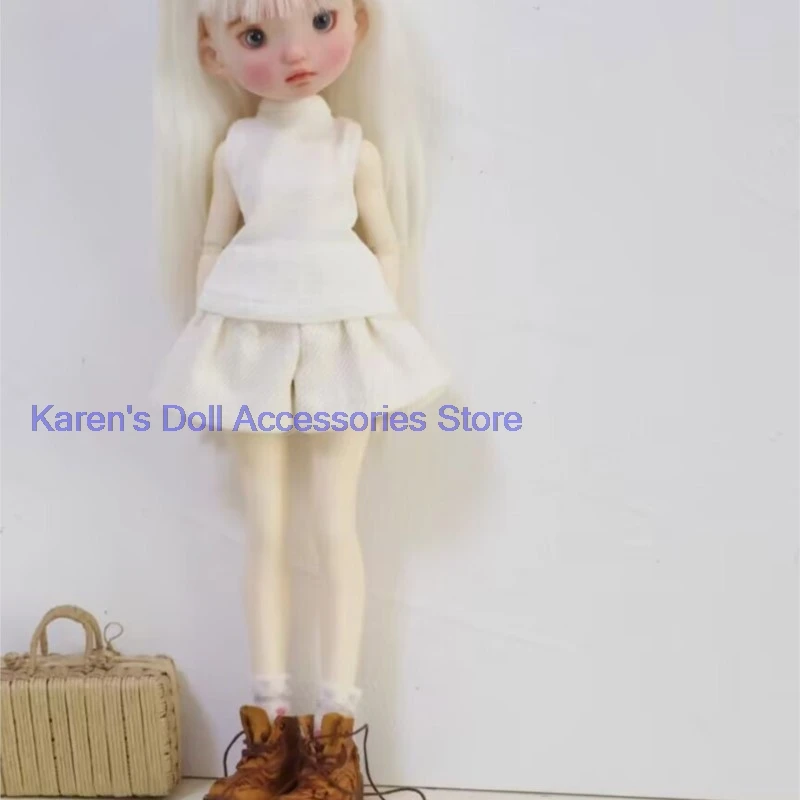 2pcs Fashion vest+denim shorts for landoudou/Blythe(Fit for Lulu,ymy24,Ob22,24,26,zone, Jenny) 2