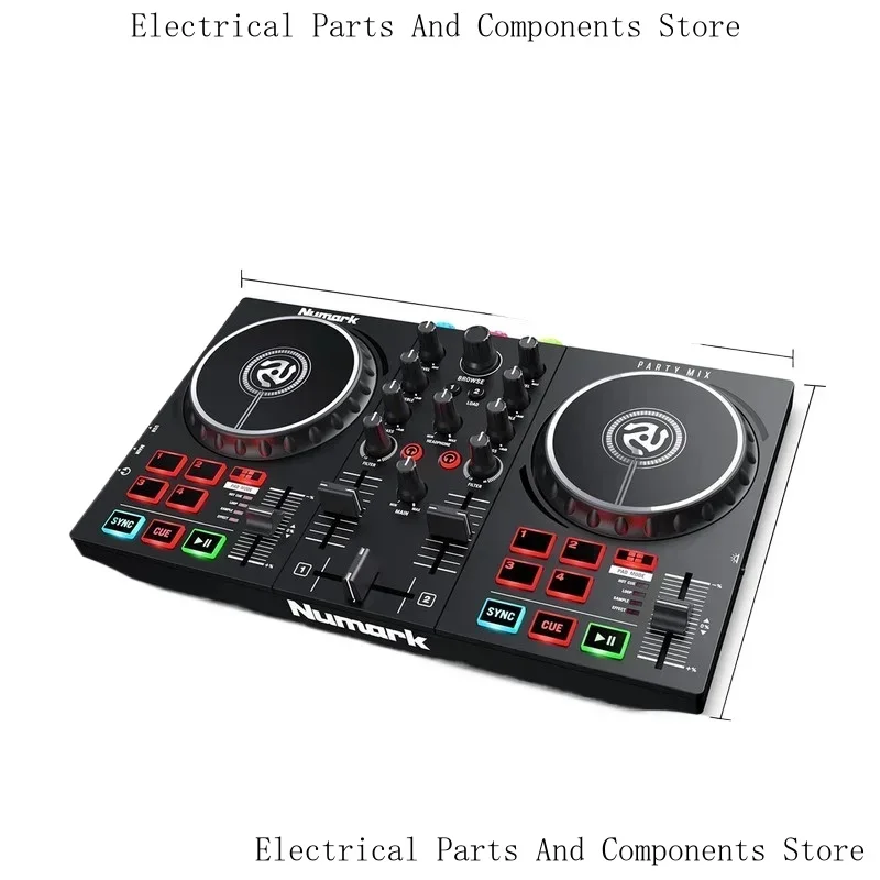 Make Novice DJ Controller Serato Vdj Disk Recorder الكل في واحد إرسال البرنامج التعليمي