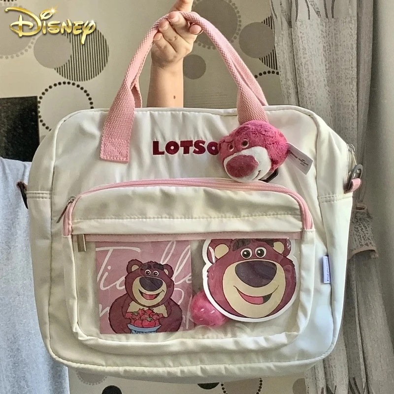 

Potdemiel Disney Lotso Buzz Chip Винни Пух Большая вместительная сумка для компьютера с плюшевой подвеской Изысканная сумка через плечо