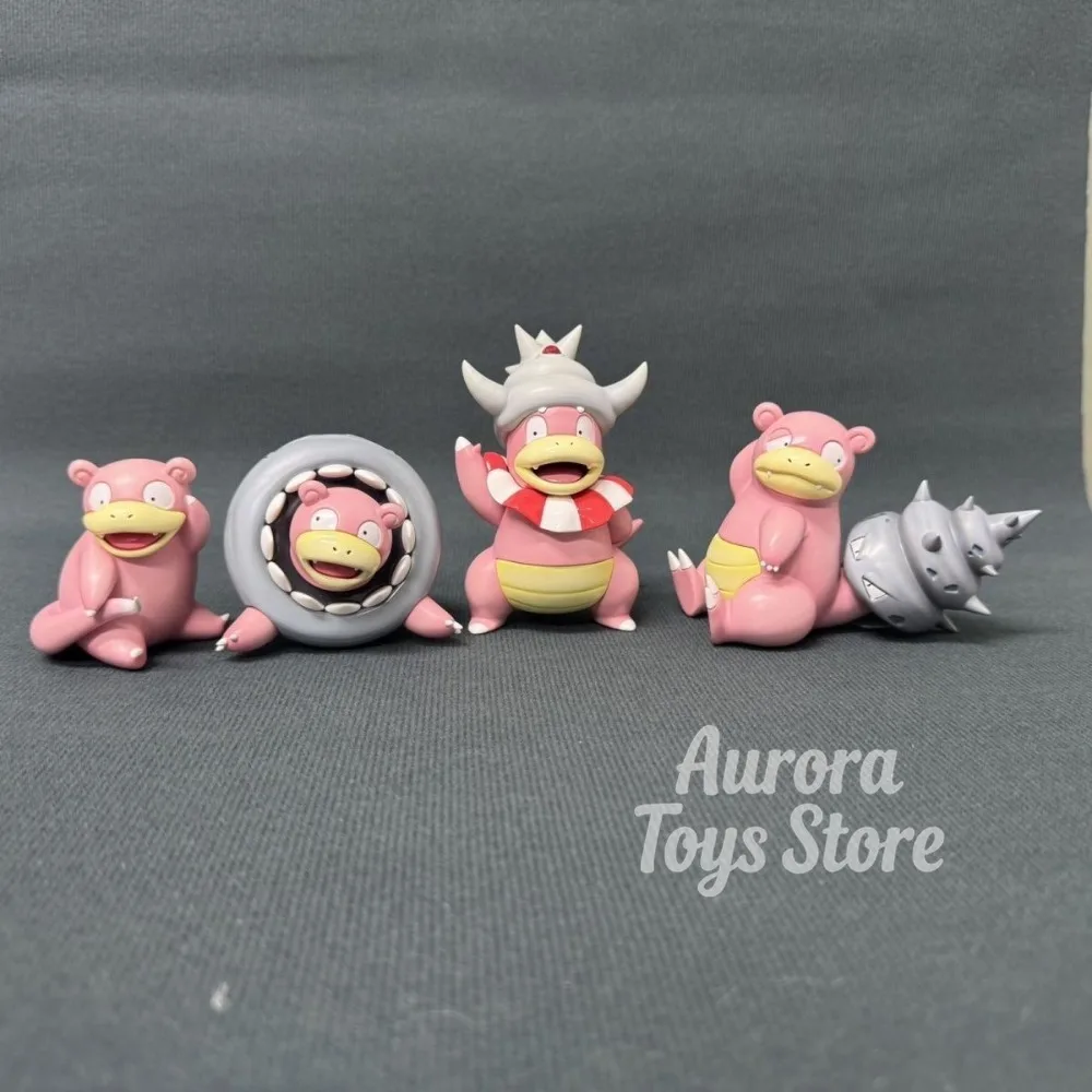 5.5-10 cm Anime Pokemon Figuur Slowpoke Combinatie Actiefiguren Pvc Standbeeld Desktop Ornamen Collection Model Speelgoed Geschenken