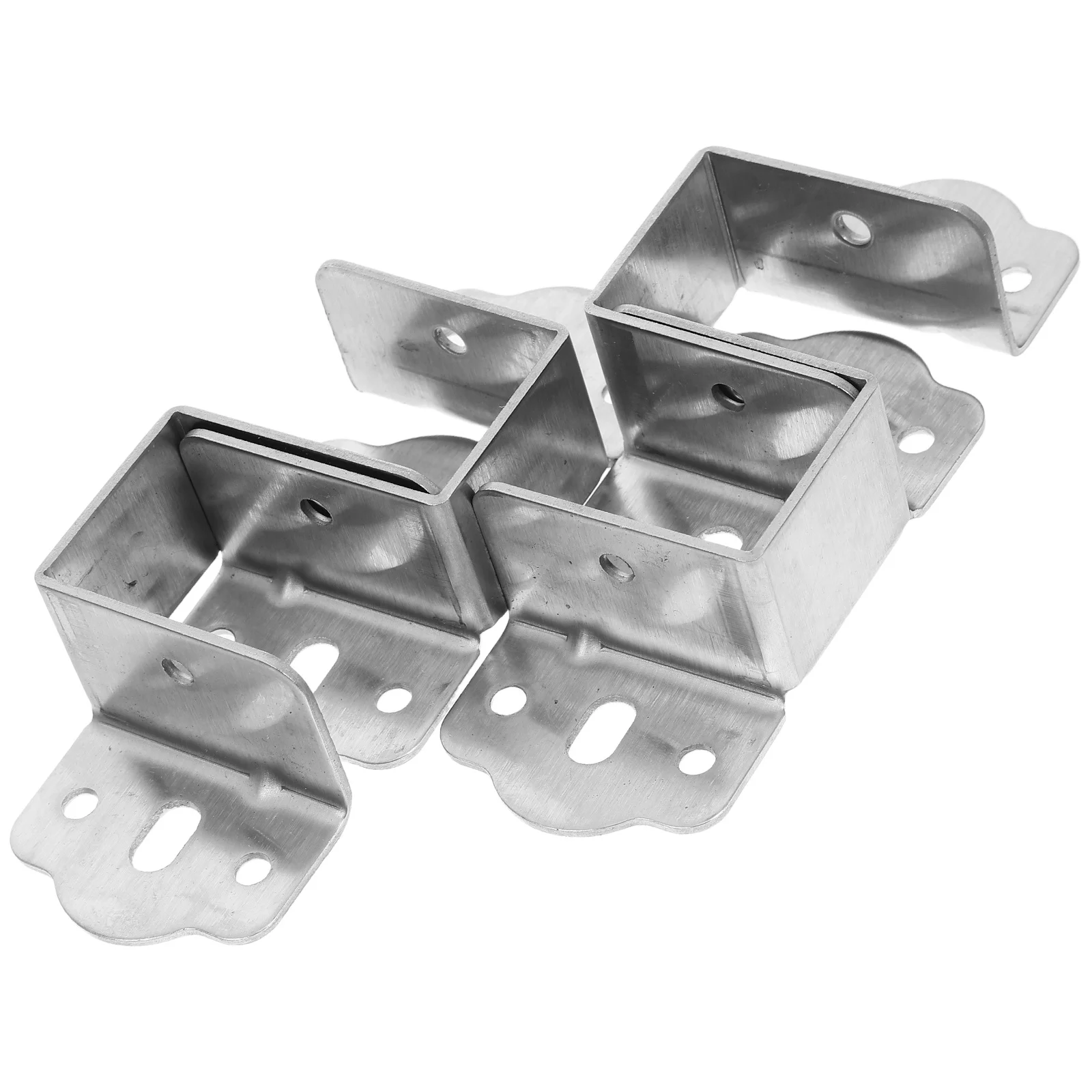 

4Pcs Bed Frame Holder U Shaped Bracket Center Support for Headboard Footboard Bunk Bed Frame Stability Fixing Hardware