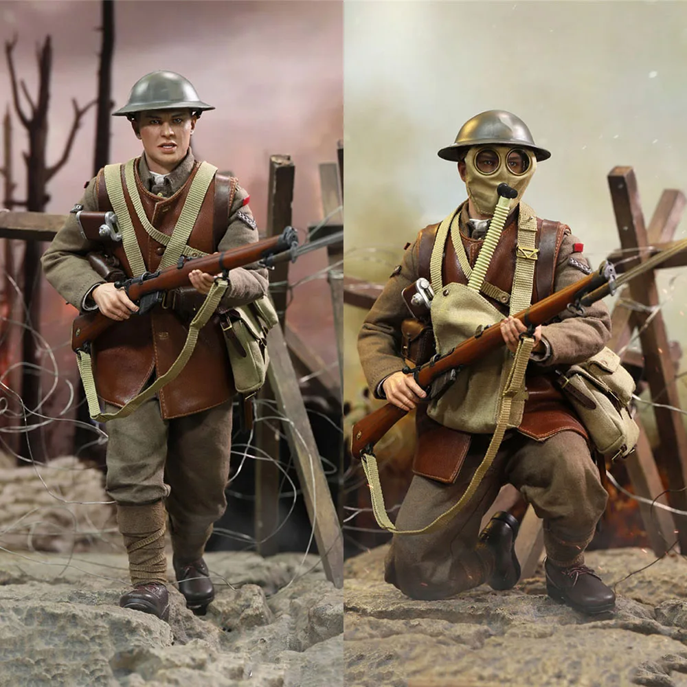 DID B11013 1/6 Men Soldier British Infantry Tom Brave Battle Soldier 12'' Military Action Figure Model Best Collection Gift