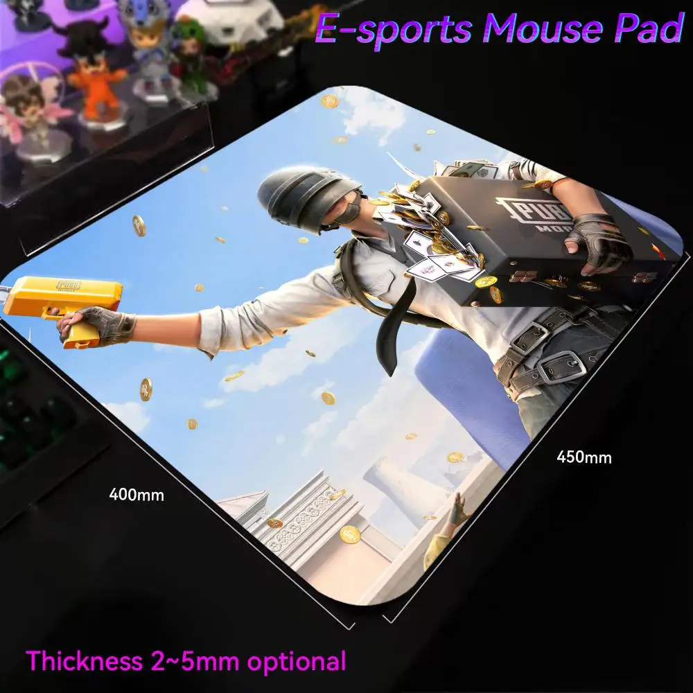 

P_pubg B_battlegrounds Mouse Pad Laptop Gamer Small Mouse Pad Small Mouse Pad Wrist Protector 450x400 E-Sports Desk keyboard Acc