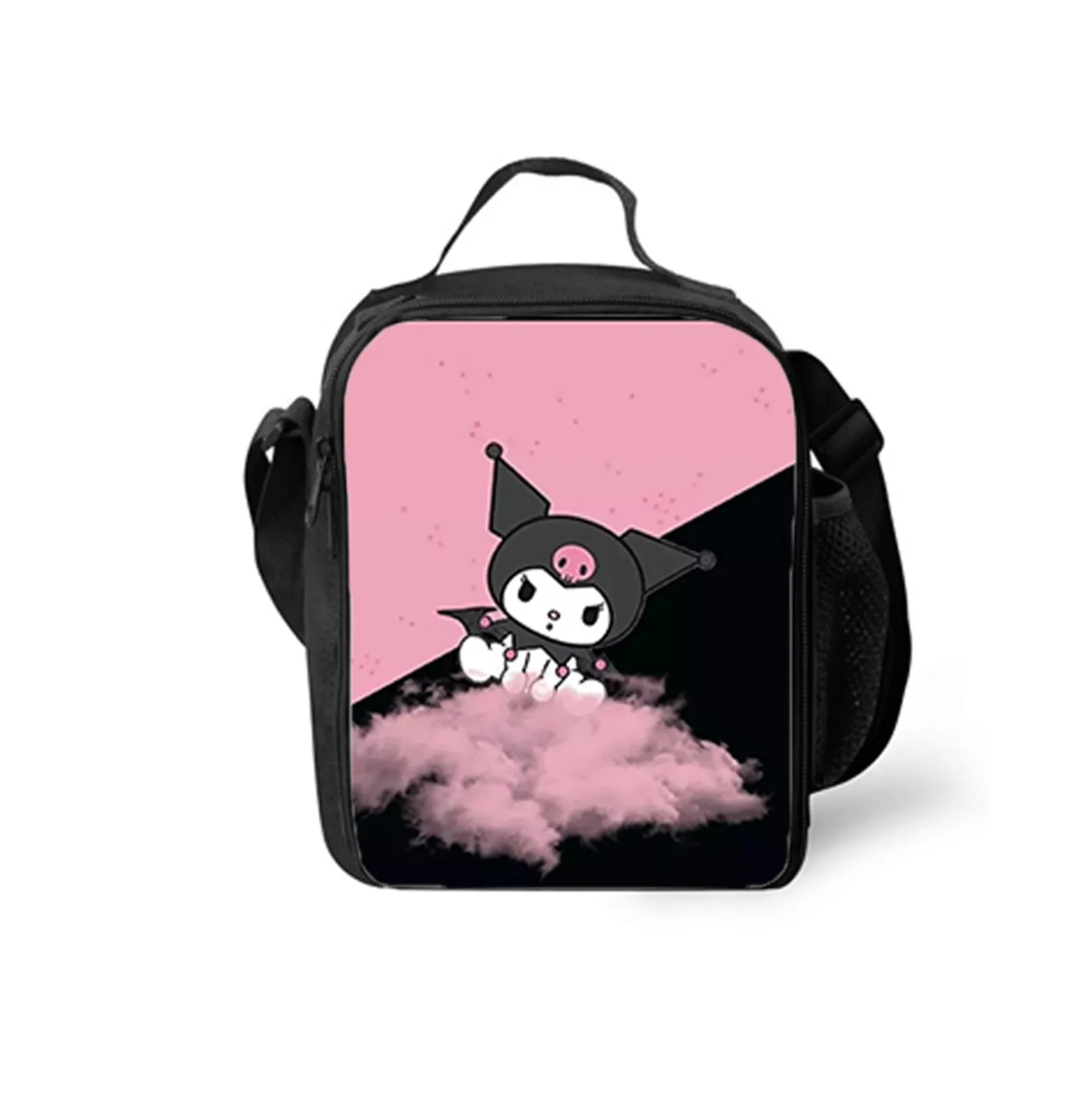 Kuromi Kid Cartoon Lunch Bag,Waterproof Lunch Box Insulated Lunch Tote for School,Camping