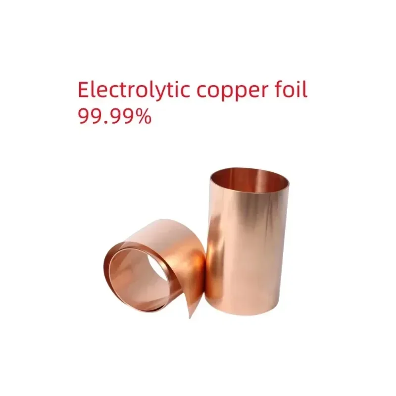 

High purity Electrolytic copper foil Cu99.99% Special forl scientific research Various sizes can be customized