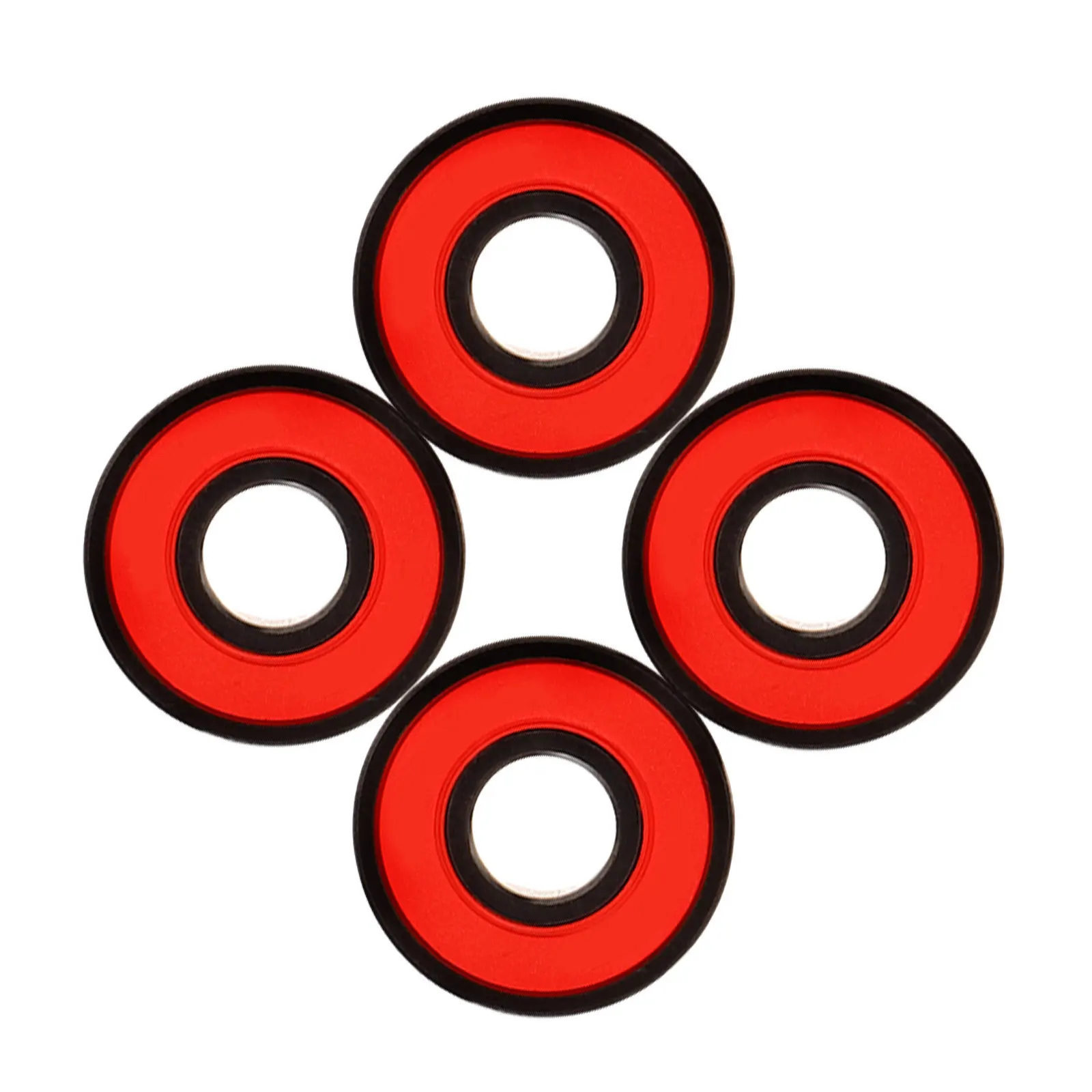 

4Pcs Skateboard Bearings Metal High Durability High Skates Wheel Longboard Inline Skate Scooter Accessories