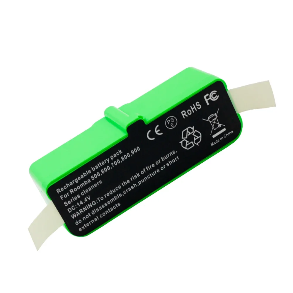 14.4V 7000mAh Battery For iRobot 500 600 700 800 900 series Battery For iRobot Roomba14.4 V 620 650 770 780 580