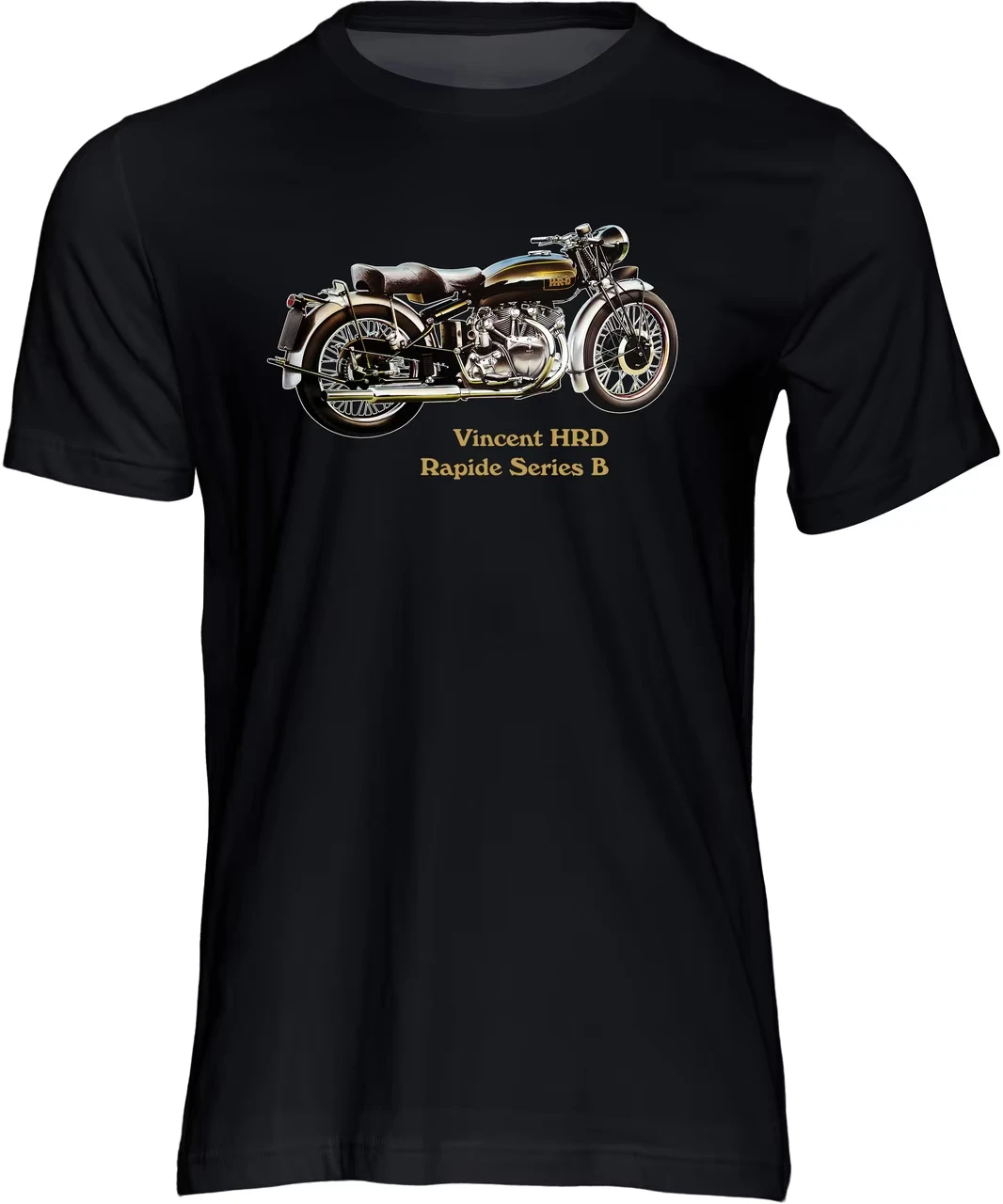 

Vincent HRD Rapide T-Shirt Men Women Cotton Tee Short Sleeve American Retro Y2k Tops Motorcycle T-shirt Unisex Summer Streetwear