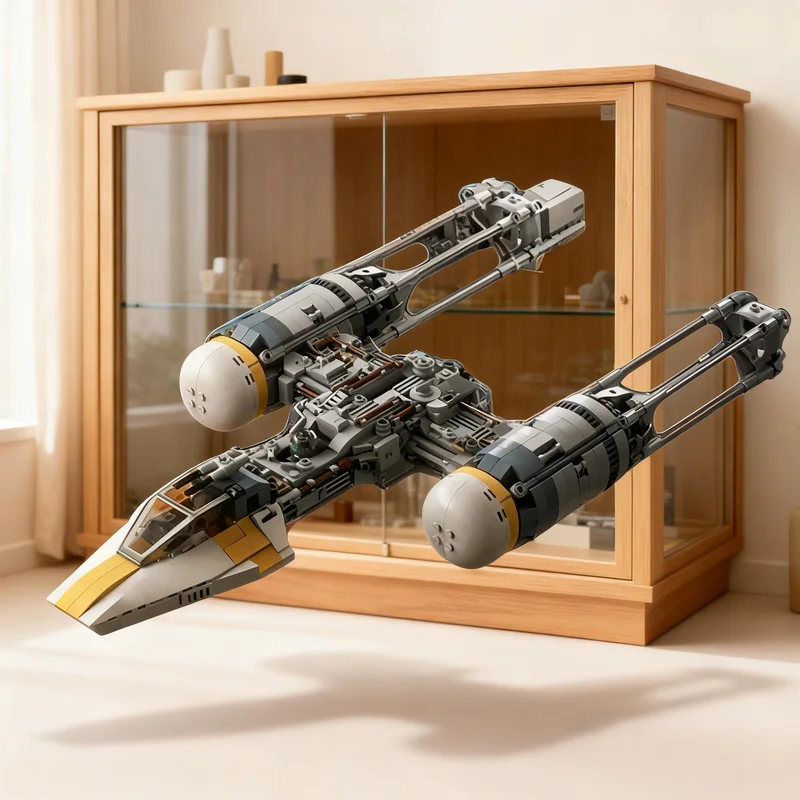 892pcs MOC PiXEL-DANs BTL-A4 YWING Gold Squadron - Modification UCS Style MINIFIG SCALE Star Battle Model Building Blocks Toy