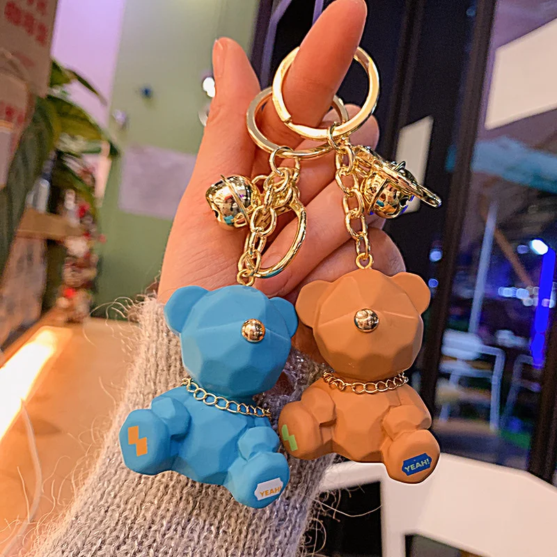 

Resin Necklace, Arrogant Teddy Bear, Keychain, Cute Student Bag Pendant, Couple Pendant, Doll Machine