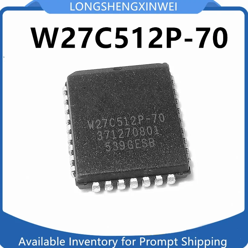 1PCS New W27C512P-70 W27C512P PLCC32 Memory Chip