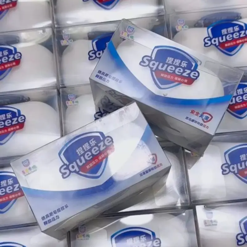 Balle de savon croustillante, balle anti-stress souple à presser, jouet sensoriel anti-stress pour soulager l'anxiété et la décompression des mains