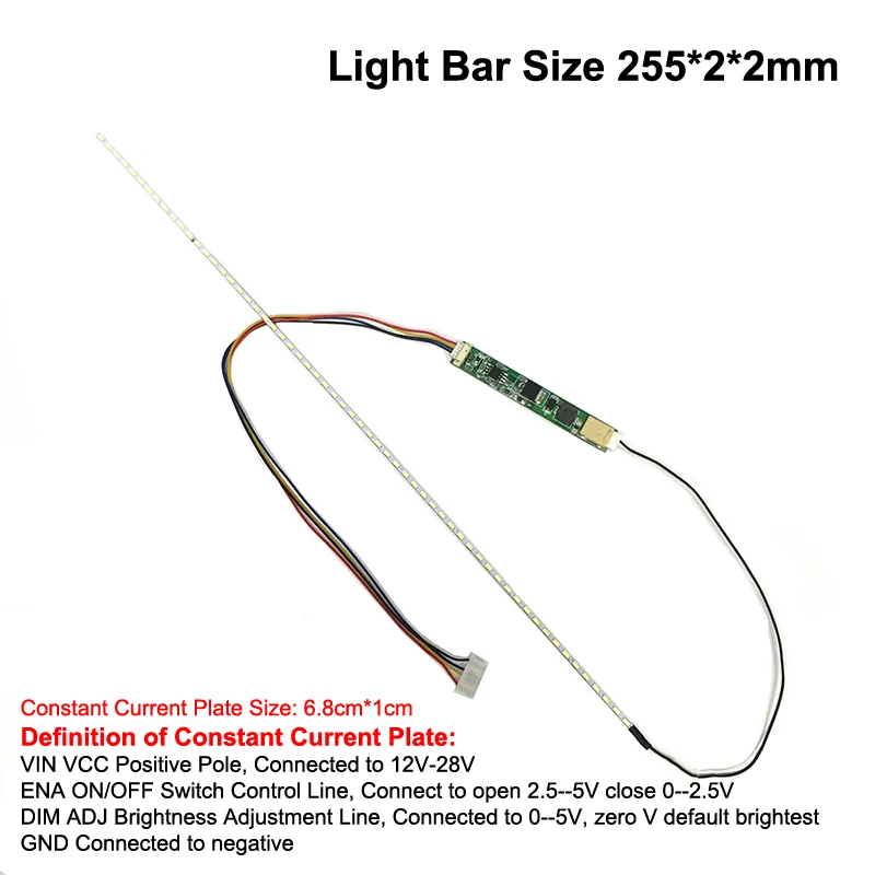 

Laptop LCD 12.1 14.1 15.1 15.4 17.1 18.5 Inch Modified Universal LED Light Bar LED Backlight Strip LCD Retrofit General