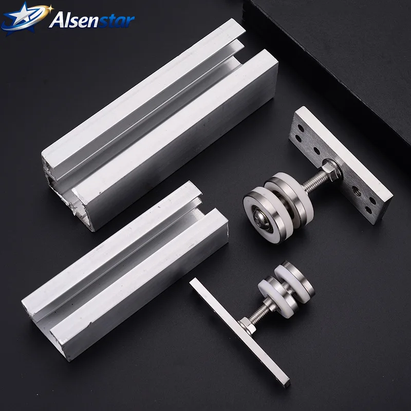 

Folding door pulley Sliding doors Hanging wheel for Active wall partition silent High load-bearing durable home hardware