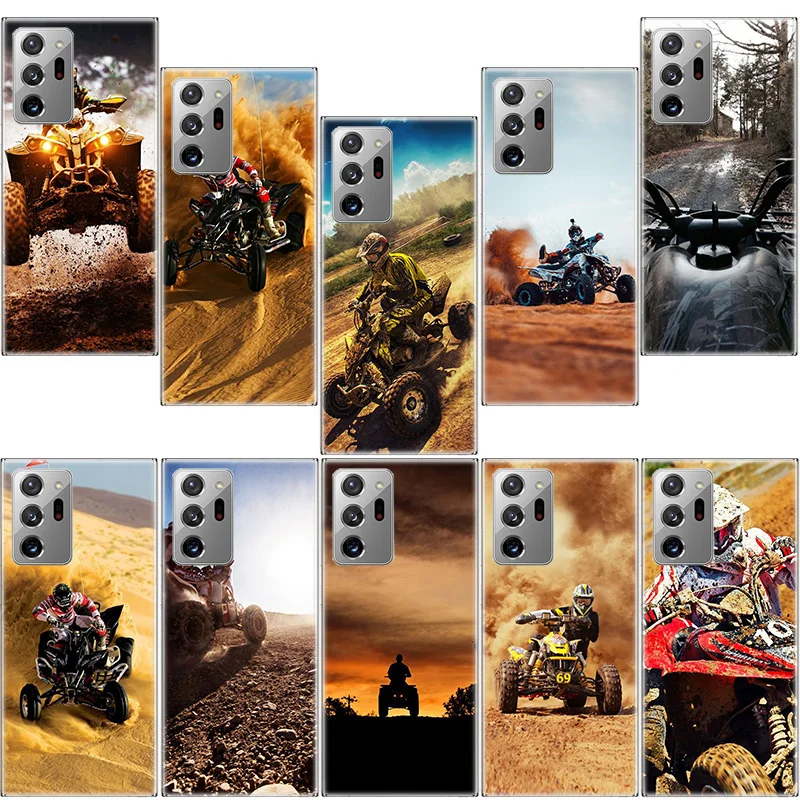 Four Wheeled Motorcycle off-Road Journey Phone Case For Samsung S24 S23 S22 Ultra S21 Plus Galaxy S20 FE S10 Lite S10E S9 S8 S7