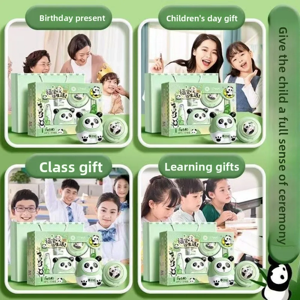 Study Stationery Gift Set Automatic Pencil Sharpener Pencil Combo Student Supplies School Season Gift Practical Large Package