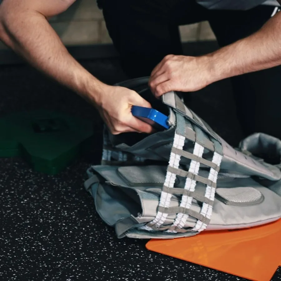 سترة وأطباق مرجحة قابلة للتعديل - القوة، التحمل، الجري، المشي لمسافات طويلة، التخشير، اللياقة البدنية WODs #5