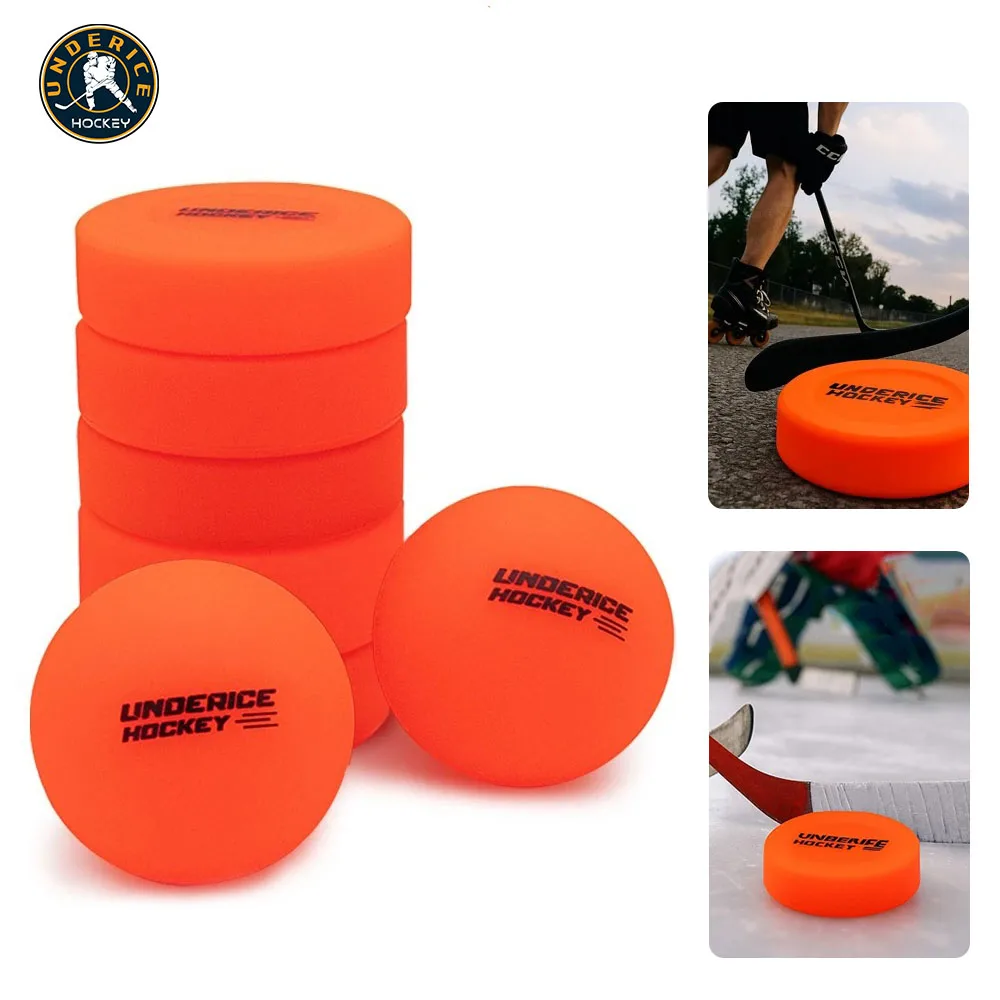 Street Training Puck No-Rebound Ball Ice Hockey Puck Hockey Round Roller Ball Training Accessories