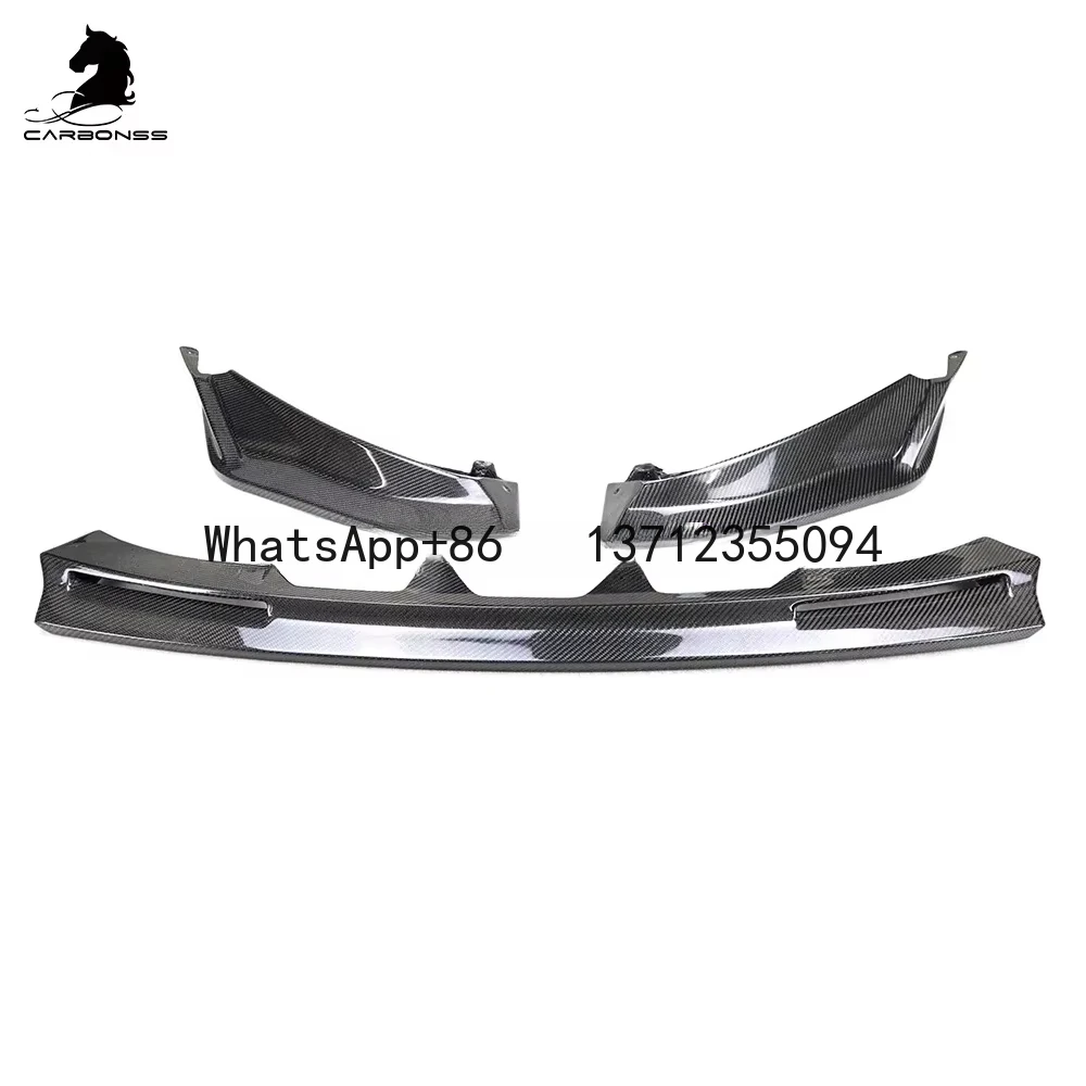 Carbon Fiber Body Kit V Type Front Buer Lip For BMW M3 M4 G80 G82